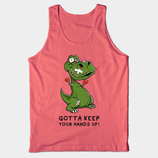 Keep Your Hands Up! Tank Top by CaffeineBlitz